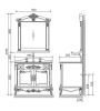 BF 8218 Комплект мебели (995х595х2065) Classic white SSWW BF 8218 Германия