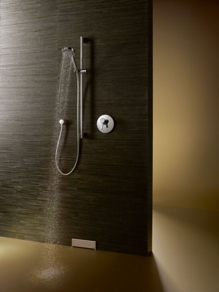 ZENTA Смес. д/Душа с ограничителем гор. воды хром