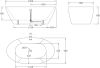 Ванна акриловая BelBagno 1800x900x600  BB68-1800