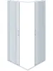 Душевой уголок квадратный, двери раздвижные 200х90x90, хром  Aquatek
