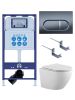 SET AQUATEK ЕВРОПА-050 4в1 (рама AQUATEK INS-0000023 + крепление KKI-0000002 + кнопка KDI-0000050 + унитаз AQ1901-00 + тонкое сиденье sc)