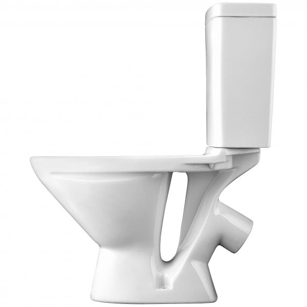ЛИГА  Унитаз-компакт сидение полипропилен косой выпуск двухрежимная арматура 1WH302197 Santek