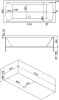 Акриловая ванна Bas Индика 170x80 без гидромассажа