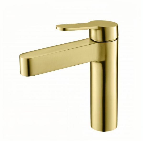 Смеситель на раковину брашированное золото BelBagno DELTA DEL-LVM-BORO