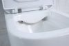 Унитаз подвесной безободковый с креплением GENOVA BB1102CH BelBagno и с сиденьем микролифт BB1102SC