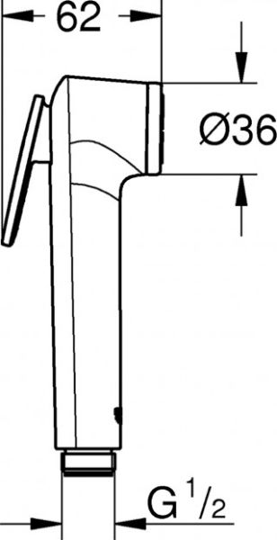 Grohe Tempesta-F Trigger Spray 30 27512001 Лейка для гигиенического душа 27512001