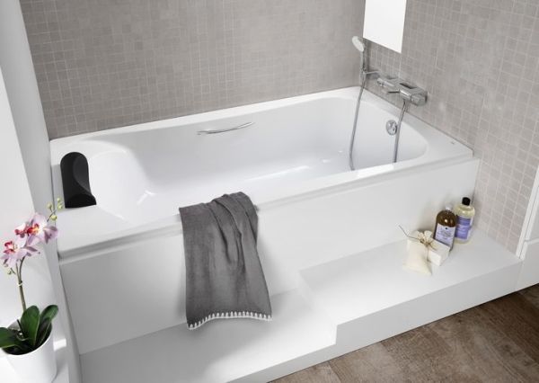BECOOL Акриловая прямоугольная ванна 170х80х50 белая ROCA