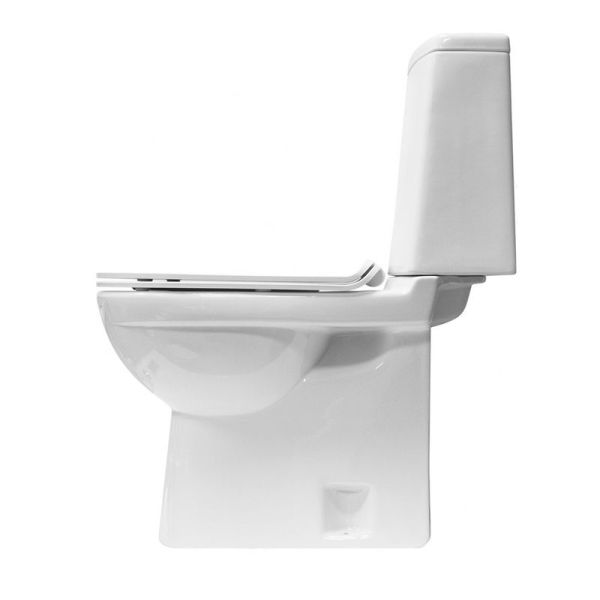 SANITA LUXE. Унитаз-компакт Next Slim SL DM двухрежимный белый (сиденье дюропласт с микролифтом тонкое, арматура Geberit), NXTSLCC01150622