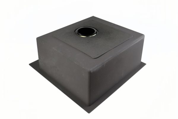Мойка врезная AGATA B5050-AR Графит  50х50см  сифон калайдер дозатор