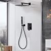 Kern 5075 Black Душевая система скрытого монтажа чёрный матовый