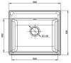 Мойка GranFest VERTEX GF-V-580 мрамор Черный