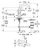 EUROSTYLE  Смеситель для Раковины цепочка  32444001