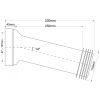Фановая труба для унитаза под углом 14 McAlpine MRWC9