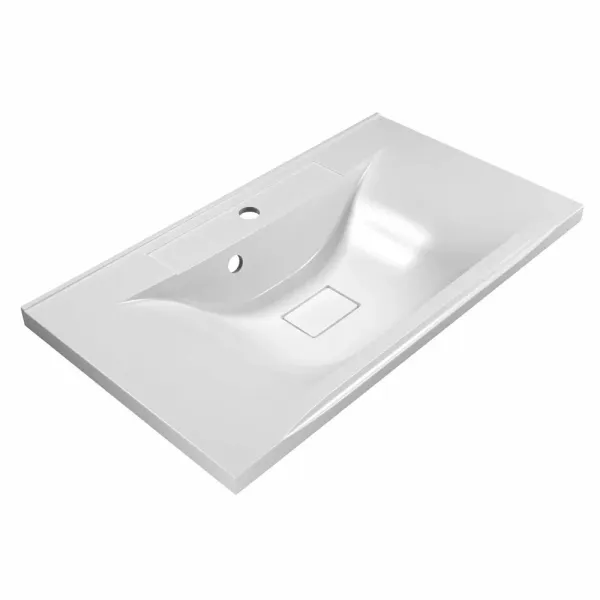 Умывальник из литьевого мрамора BelBagno (800х450х150) BB800/450-LV-MR-PR