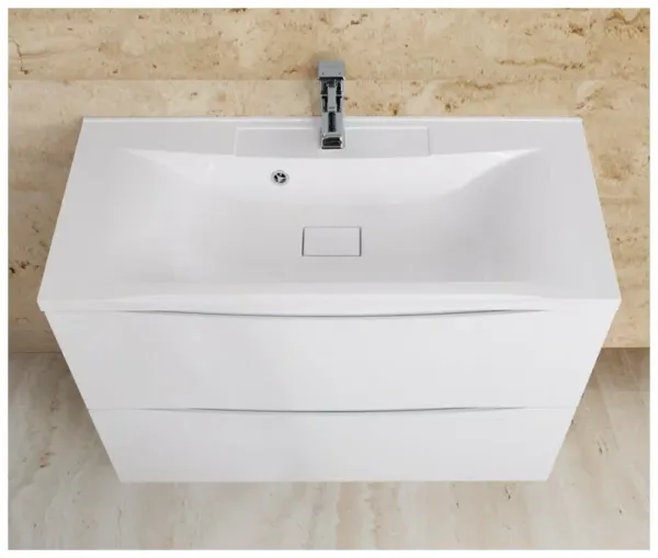 Умывальник из литьевого мрамора BelBagno (800х450х150) BB800/450-LV-MR-PR